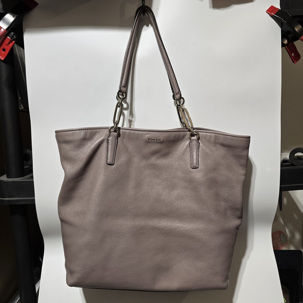 Coach Women's Leather Tote Bag - Gray